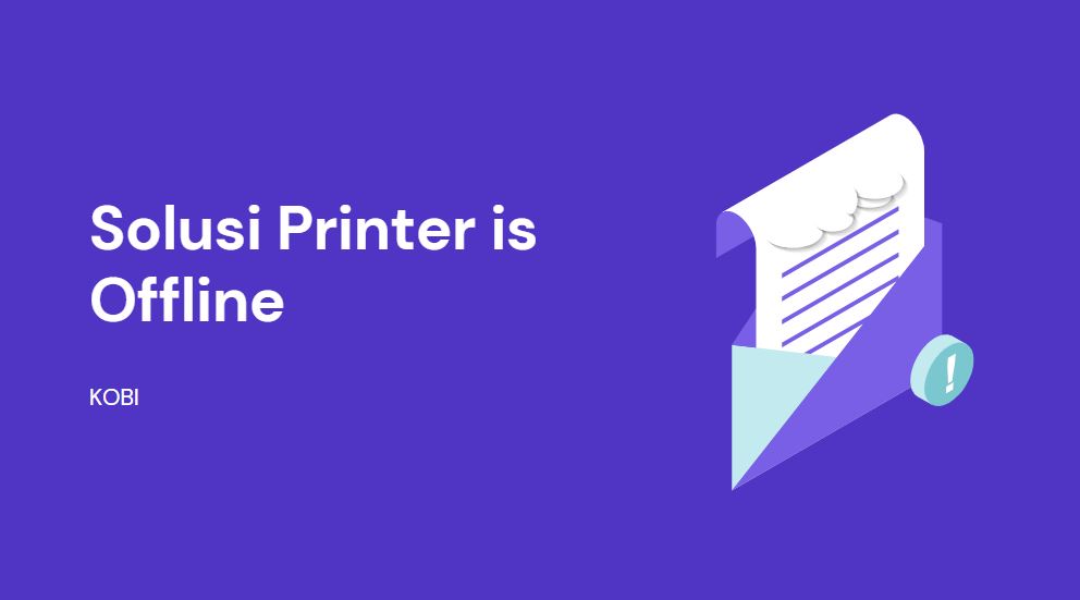 solusi printer offline